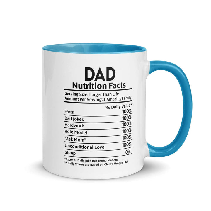 Dad's Nutrition Facts Mug - Briadanna