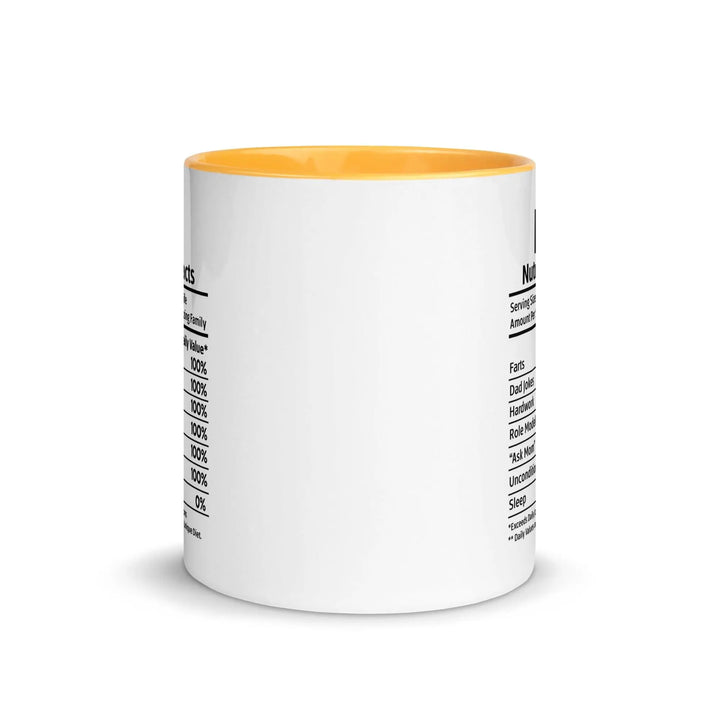 Dad's Nutrition Facts Mug - Briadanna