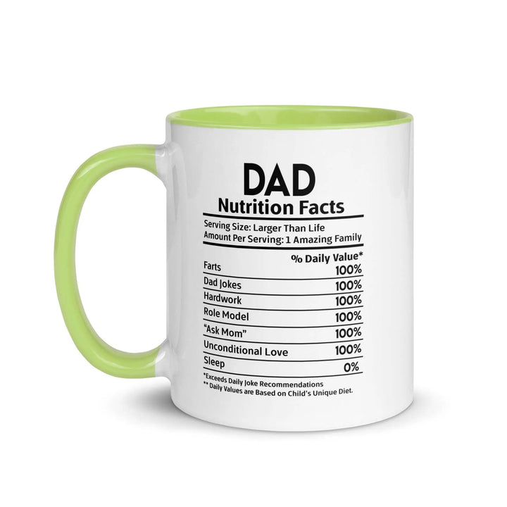 Dad's Nutrition Facts Mug - Briadanna