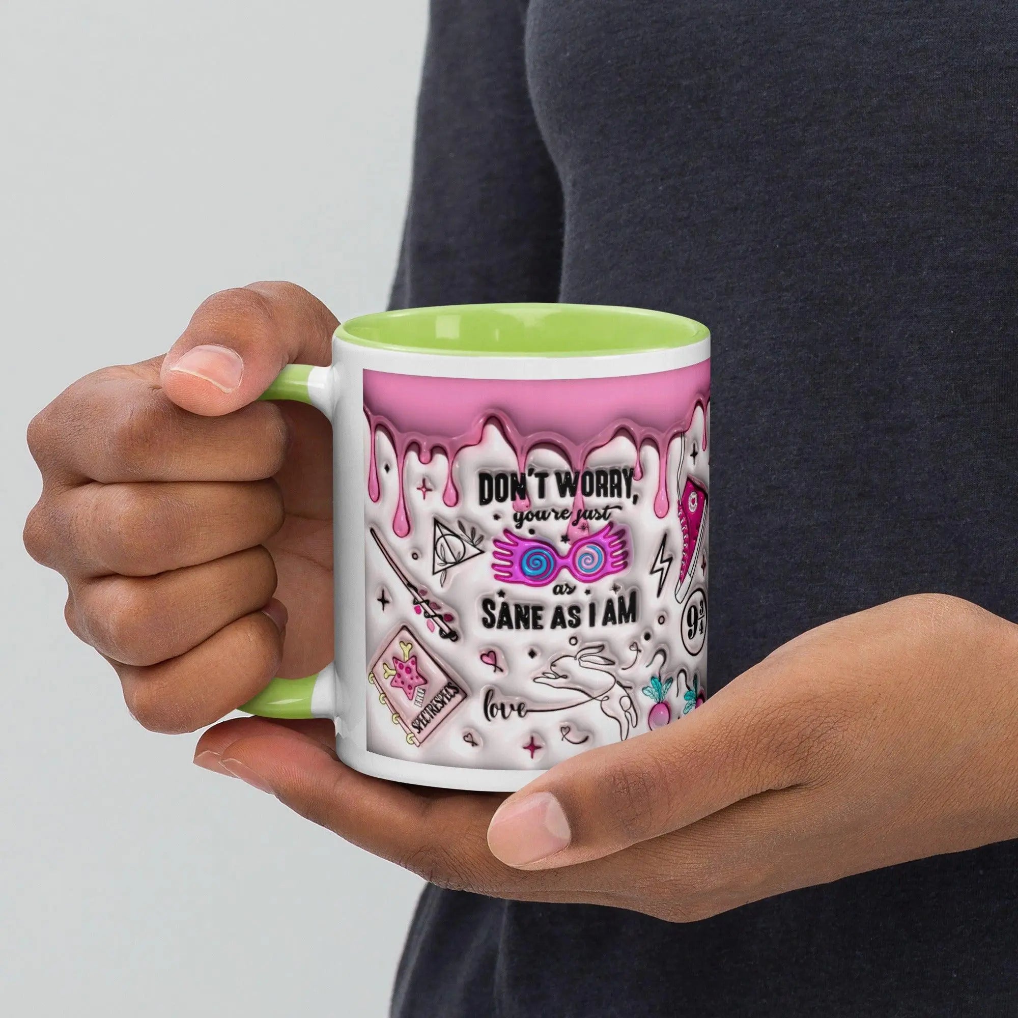 Don't Worry Colorful Mug - Briadanna