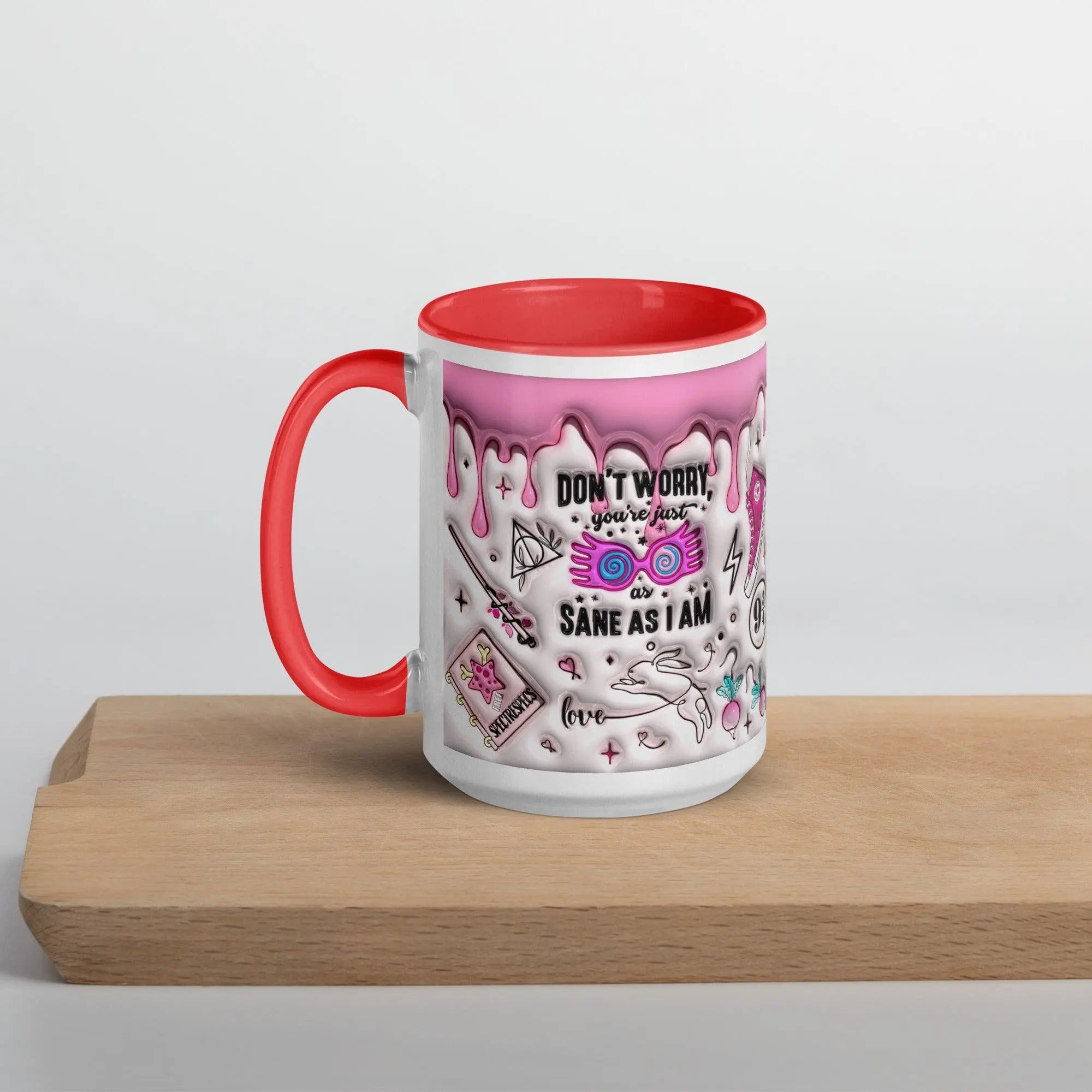 Don't Worry Colorful Mug - Briadanna