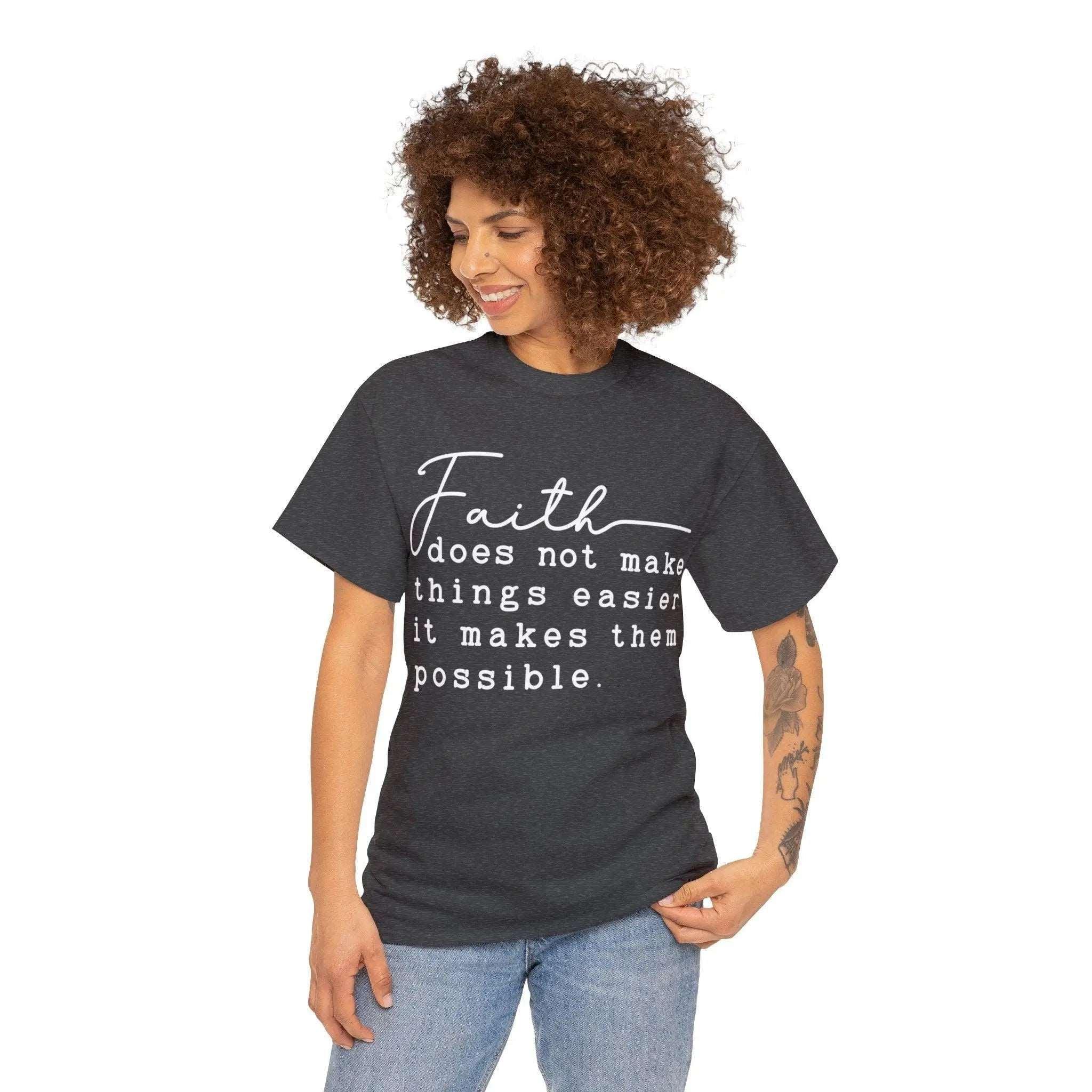 "Faith" Cotton Tee - Briadanna