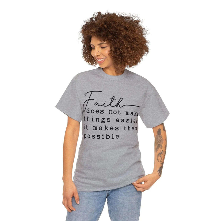 "Faith" Cotton Tee - Briadanna