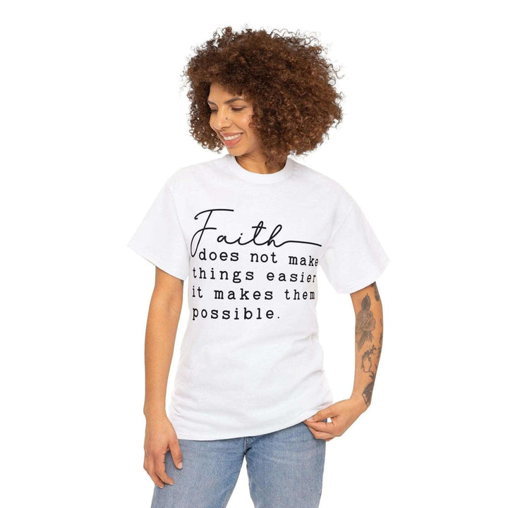 "Faith" Cotton Tee - Briadanna