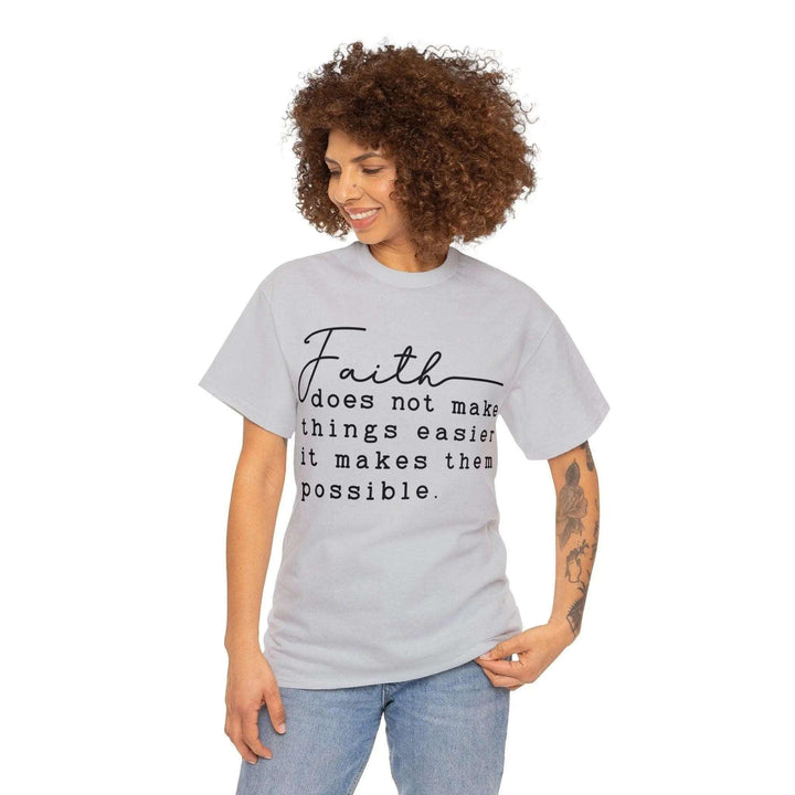 "Faith" Cotton Tee - Briadanna