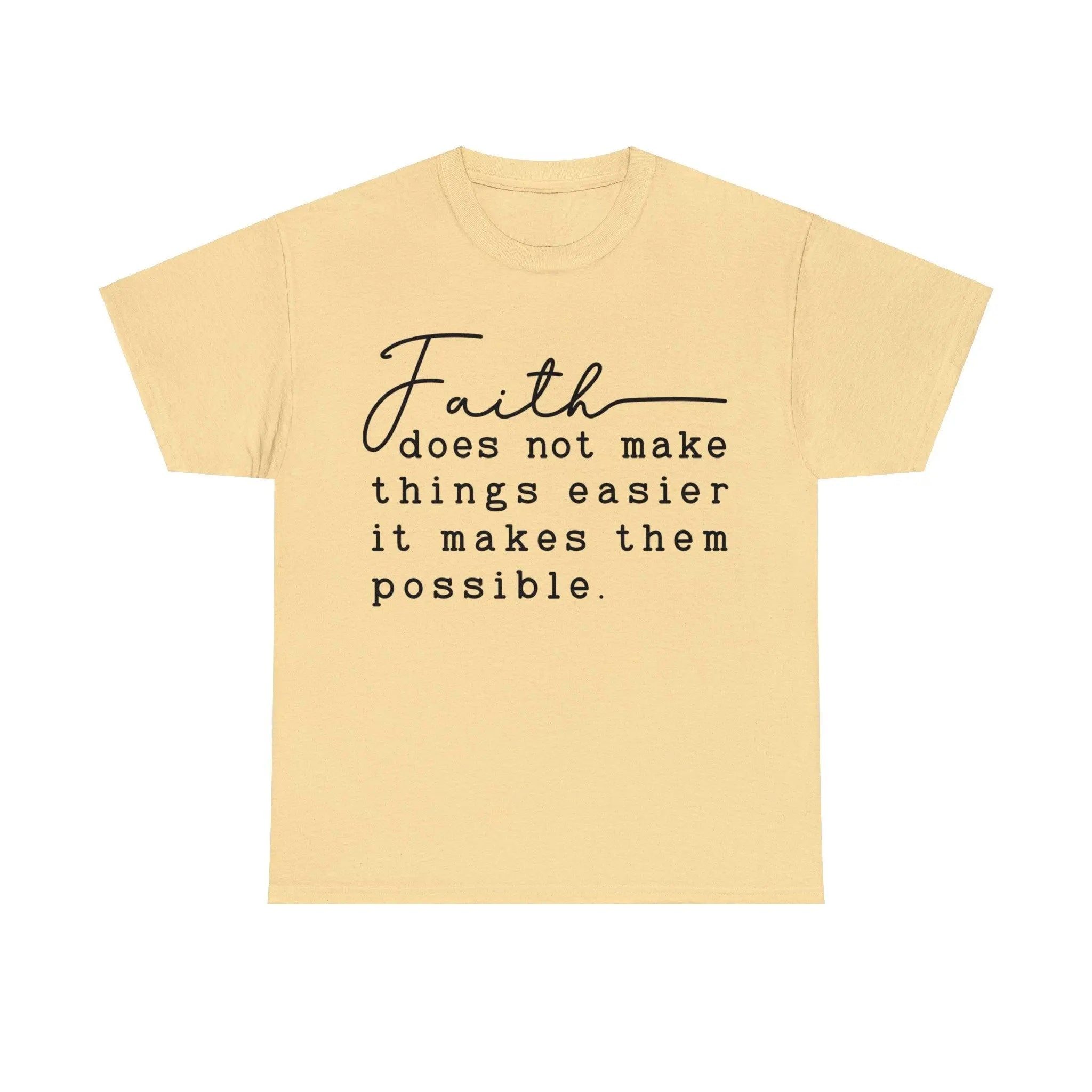 "Faith" Cotton Tee - Briadanna