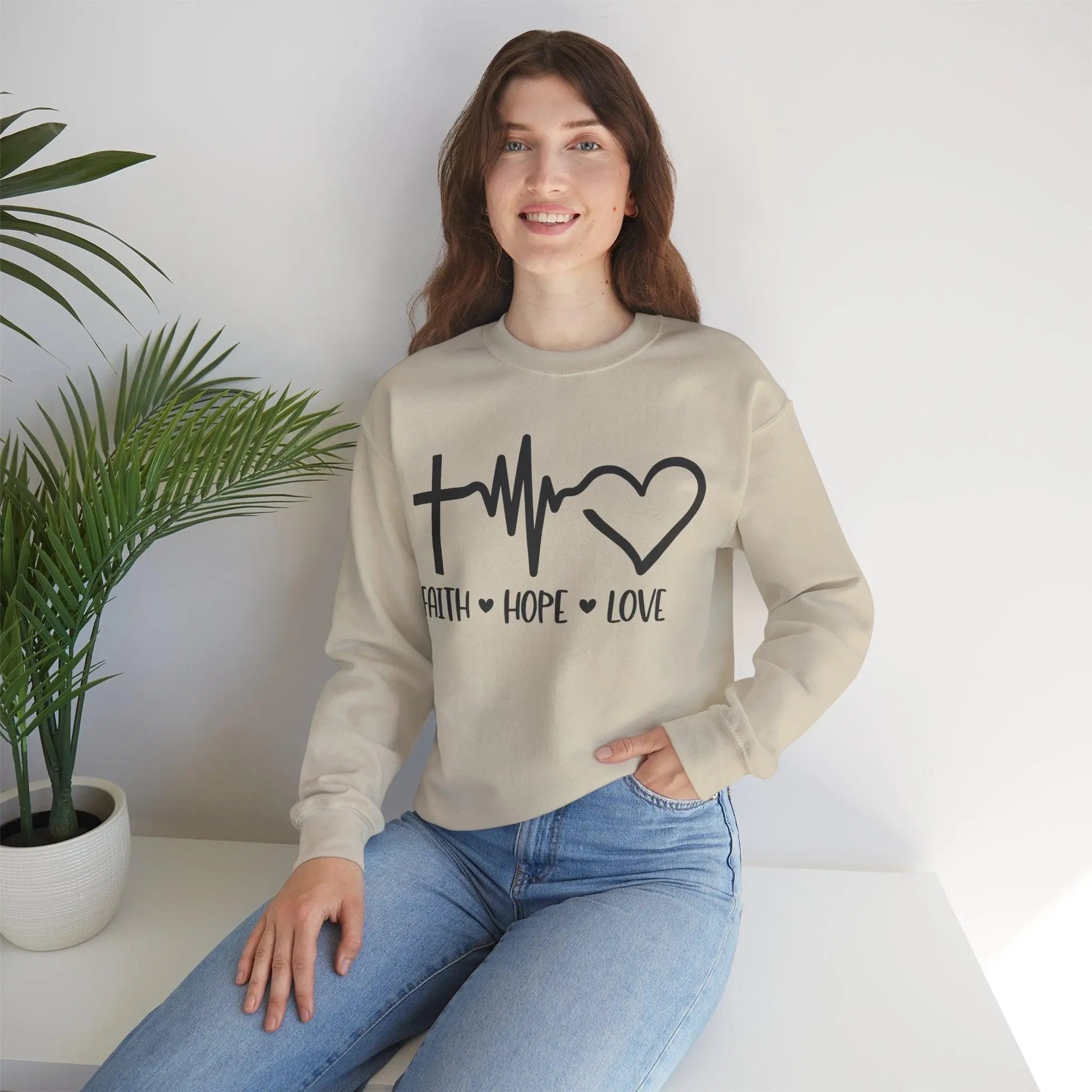 Faith, Hope & Love Sweatshirt - Briadanna