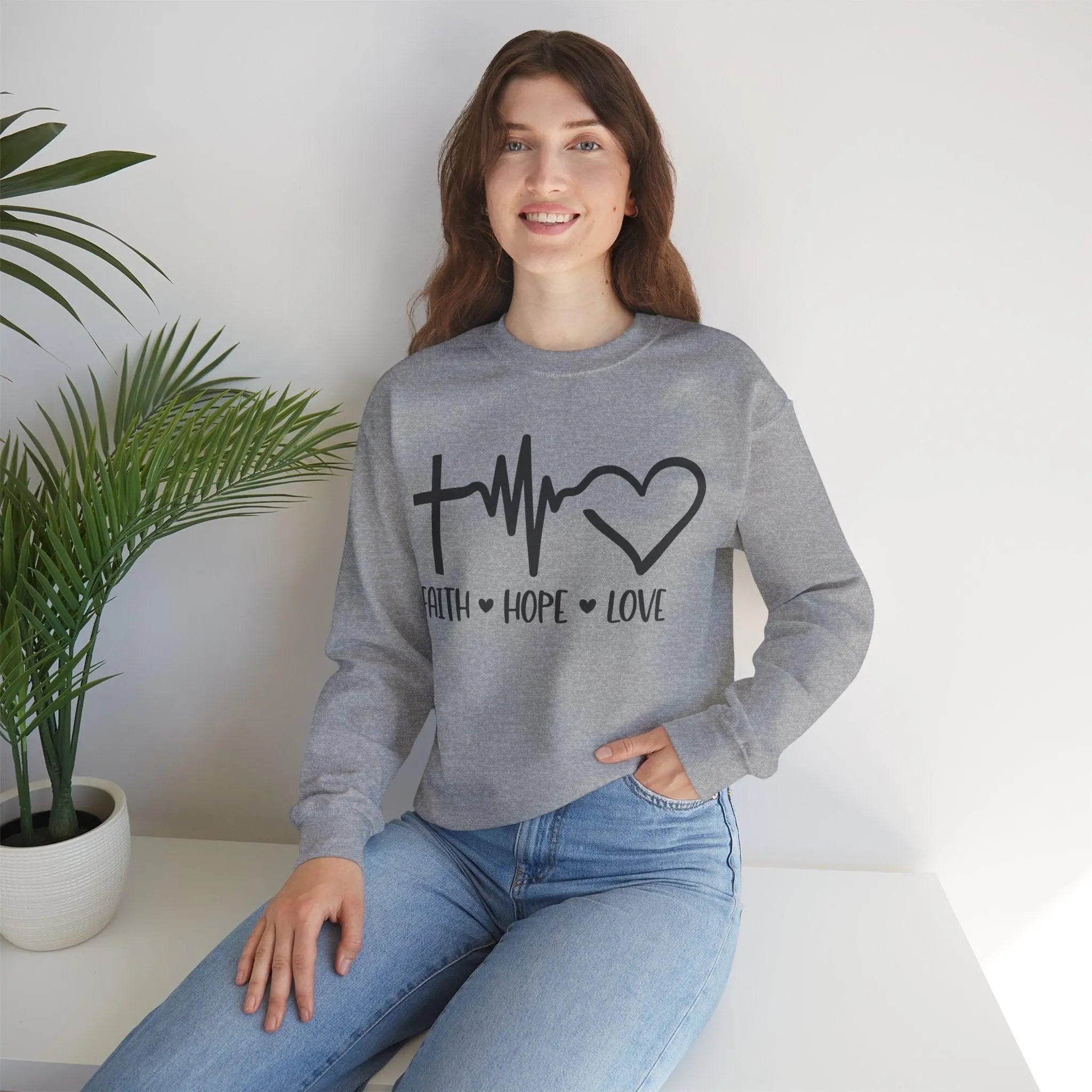 Faith, Hope & Love Sweatshirt - Briadanna