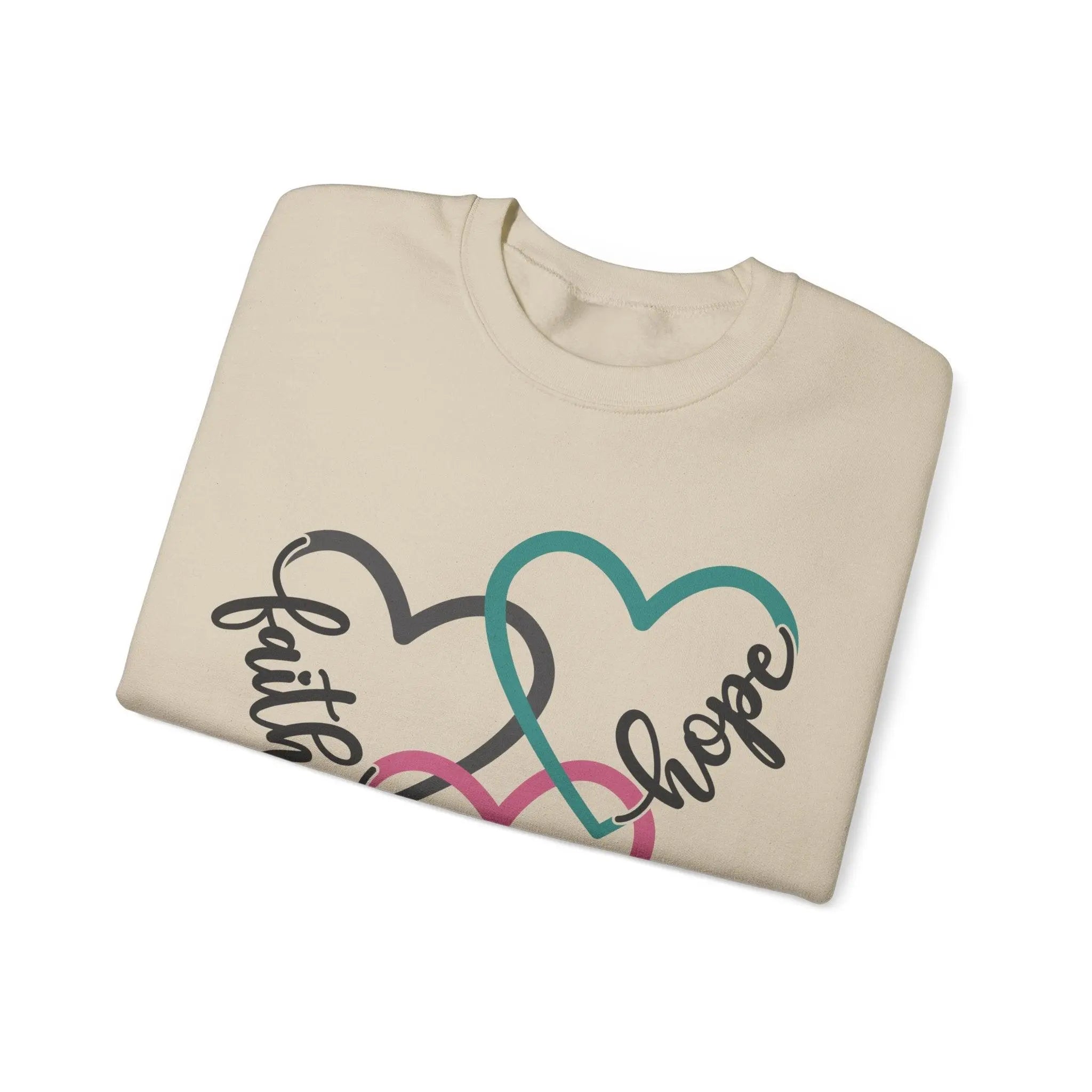 Faith, Love & Hope Sweatshirt - Briadanna