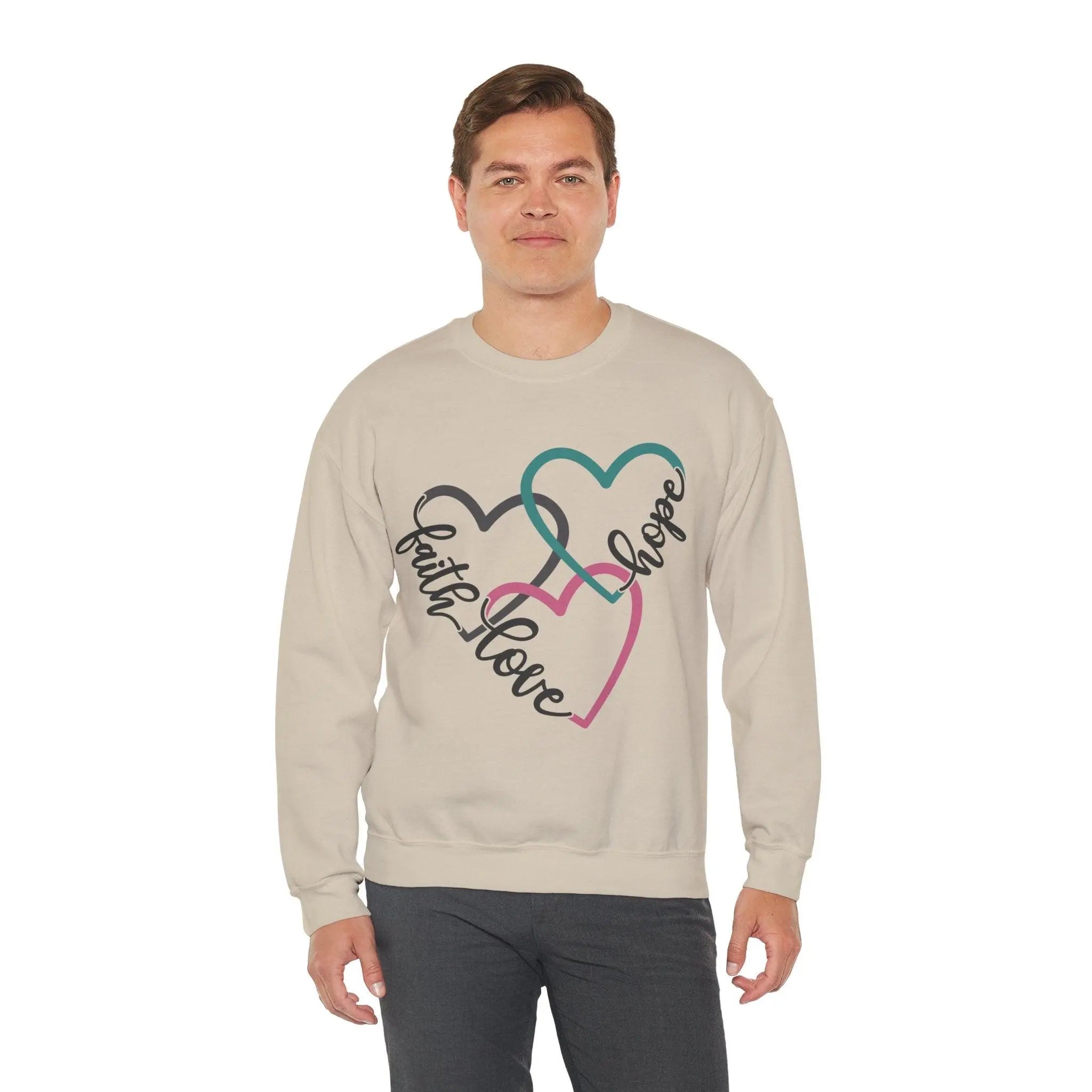 Faith, Love & Hope Sweatshirt - Briadanna