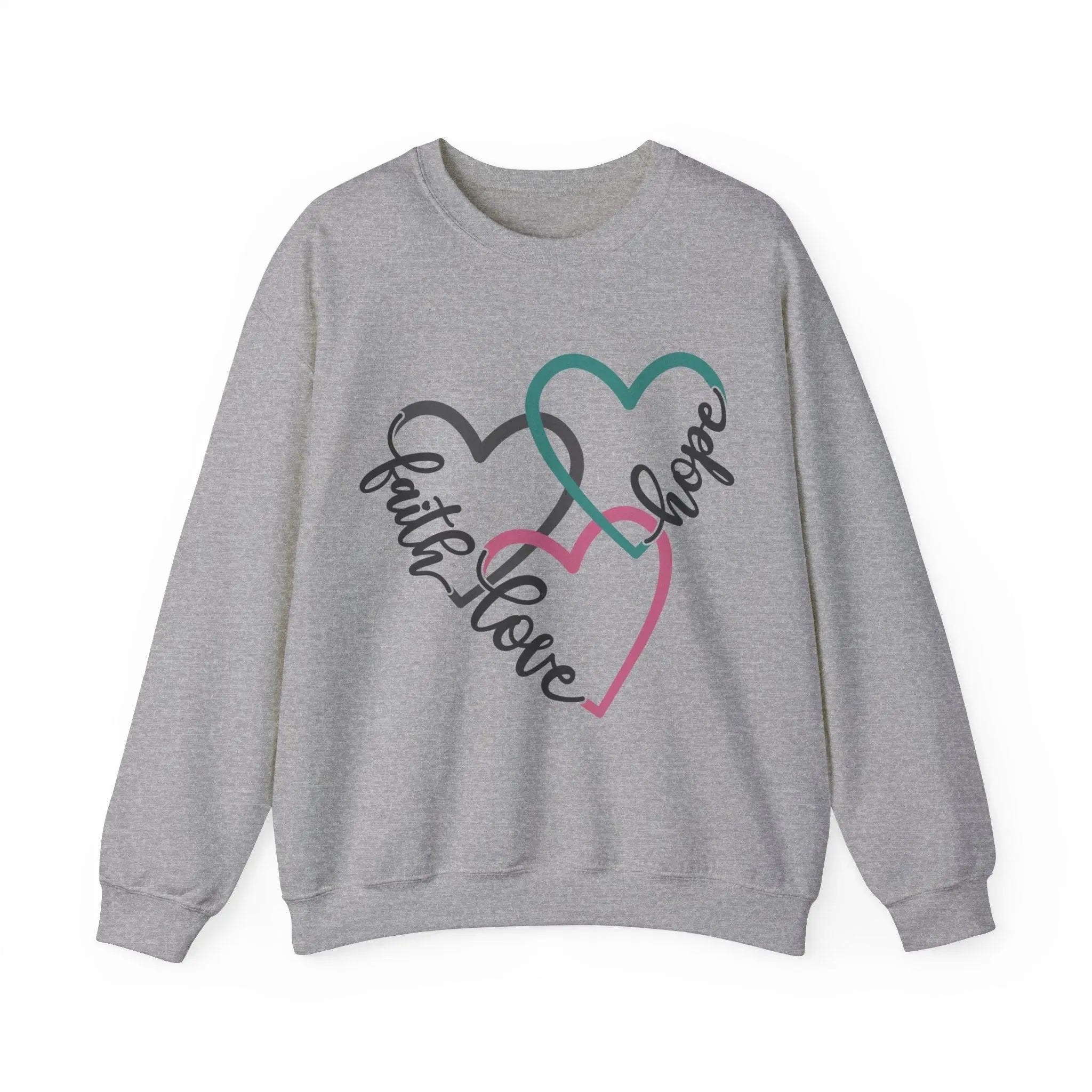 Faith, Love & Hope Sweatshirt - Briadanna