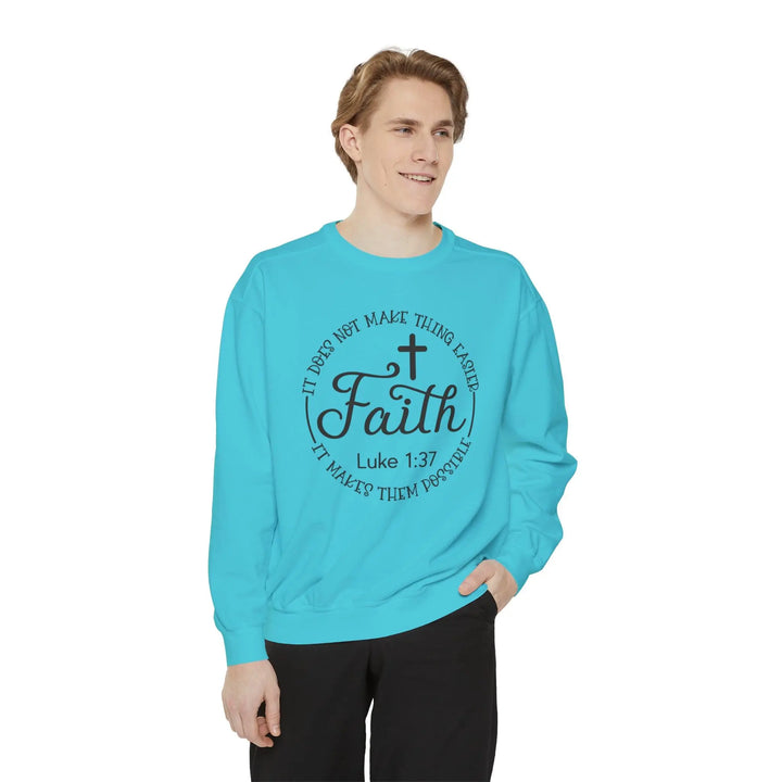 Faith Makes Possible Sweatshirt - Briadanna