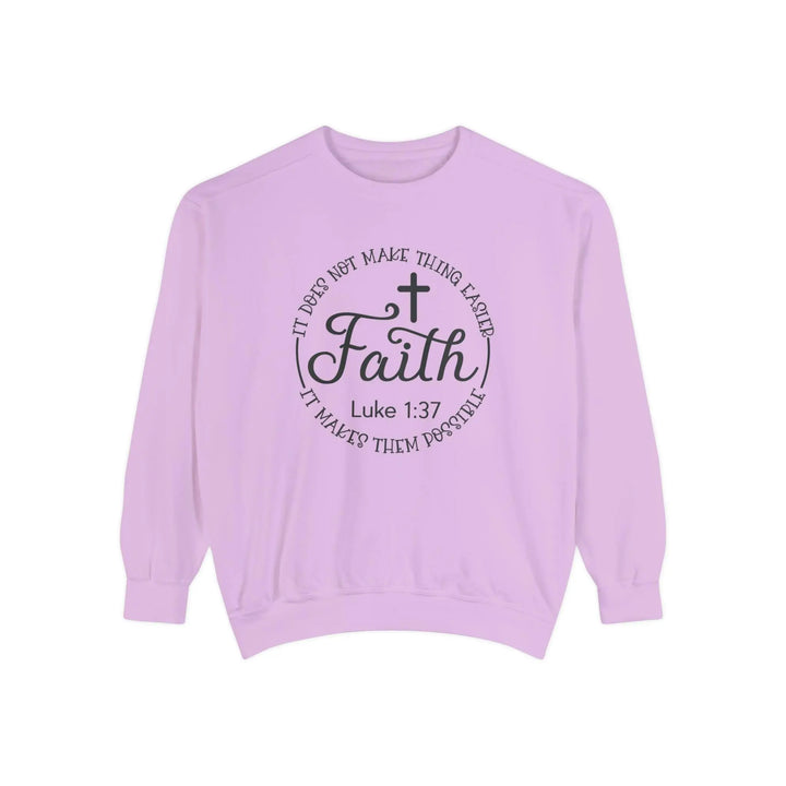 Faith Makes Possible Sweatshirt - Briadanna