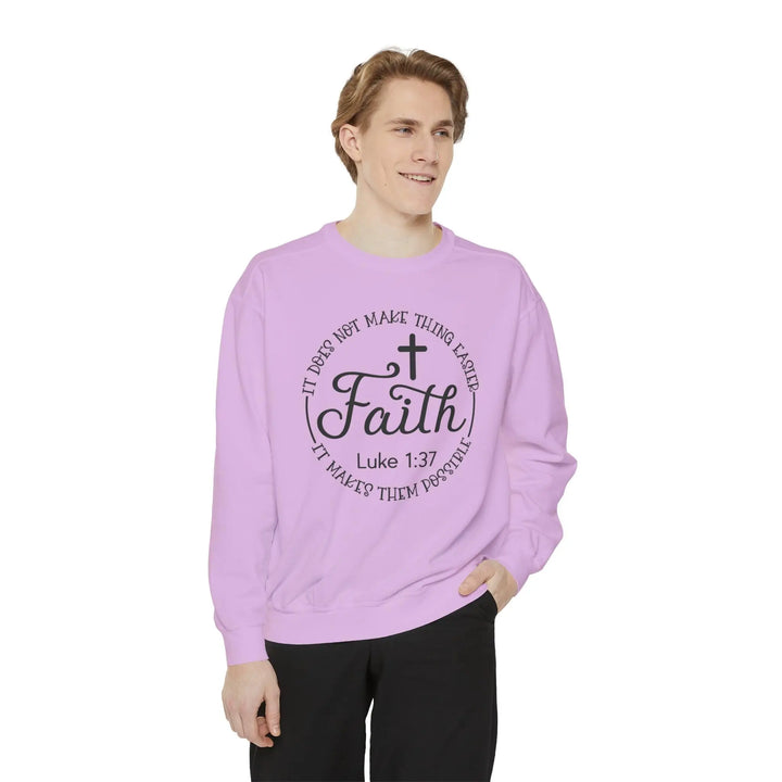 Faith Makes Possible Sweatshirt - Briadanna