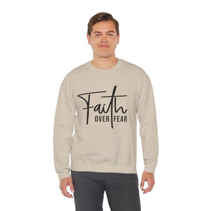 Faith Over Fear Crewneck Sweatshirt - Briadanna