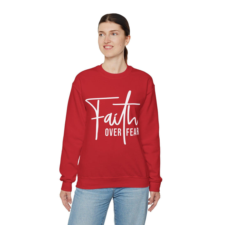 Faith Over Fear Crewneck Sweatshirt - Briadanna