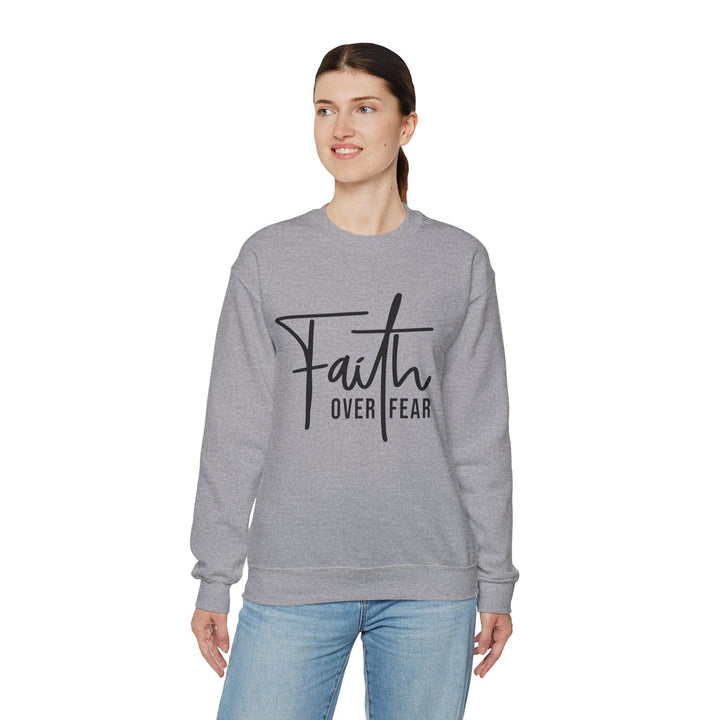 Faith Over Fear Crewneck Sweatshirt - Briadanna