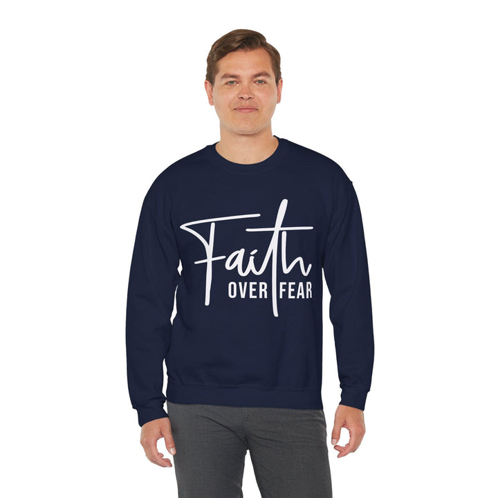 Faith Over Fear Crewneck Sweatshirt - Briadanna