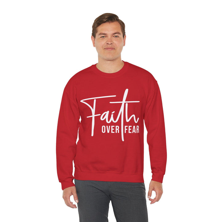 Faith Over Fear Crewneck Sweatshirt - Briadanna