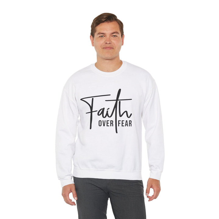 Faith Over Fear Crewneck Sweatshirt - Briadanna