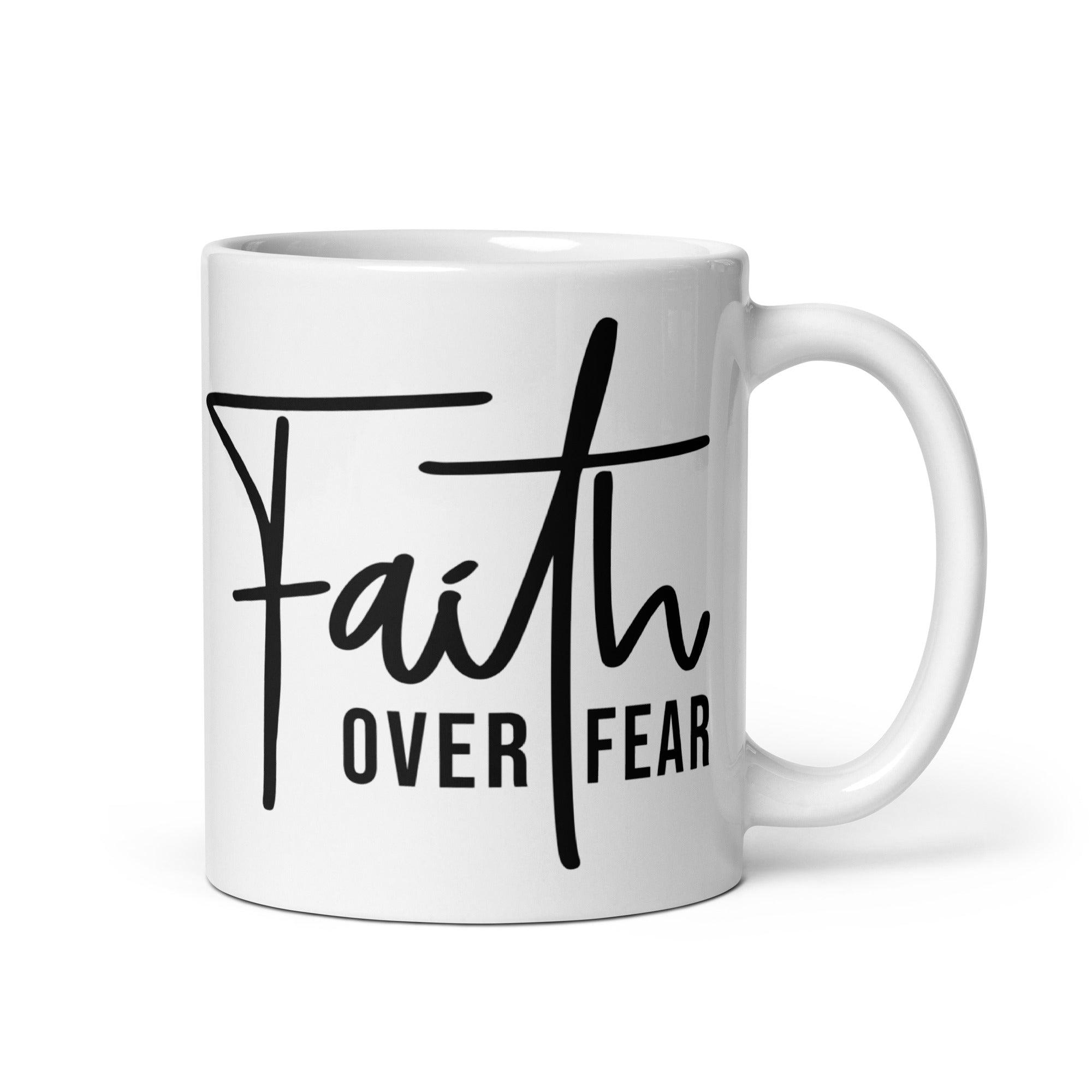 Faith Over Fear Glossy Mug - Briadanna