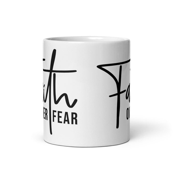 Faith Over Fear Glossy Mug - Briadanna