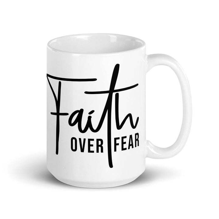 Faith Over Fear Glossy Mug - Briadanna