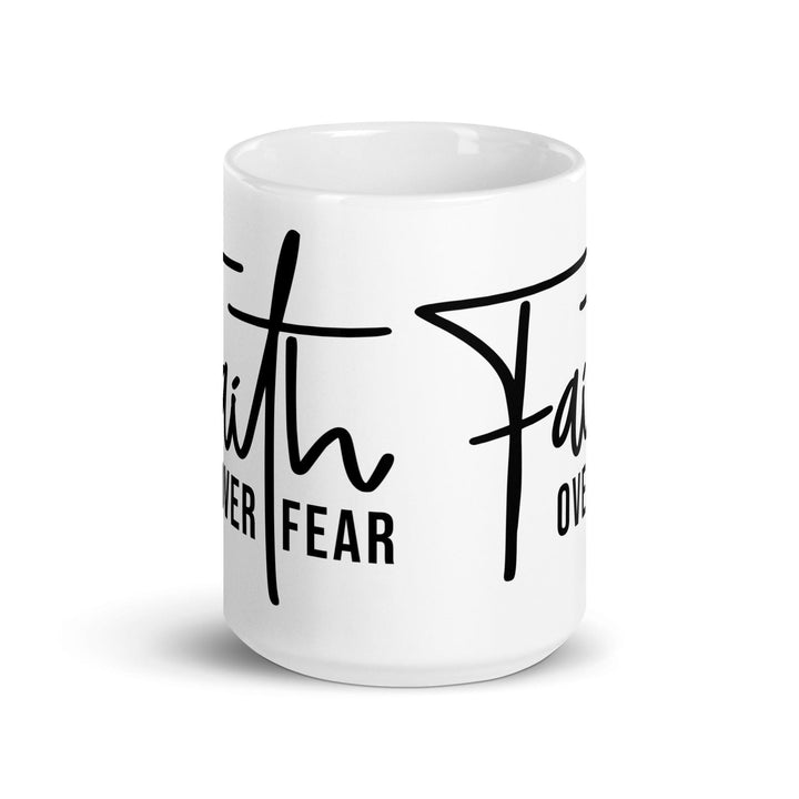 Faith Over Fear Glossy Mug - Briadanna