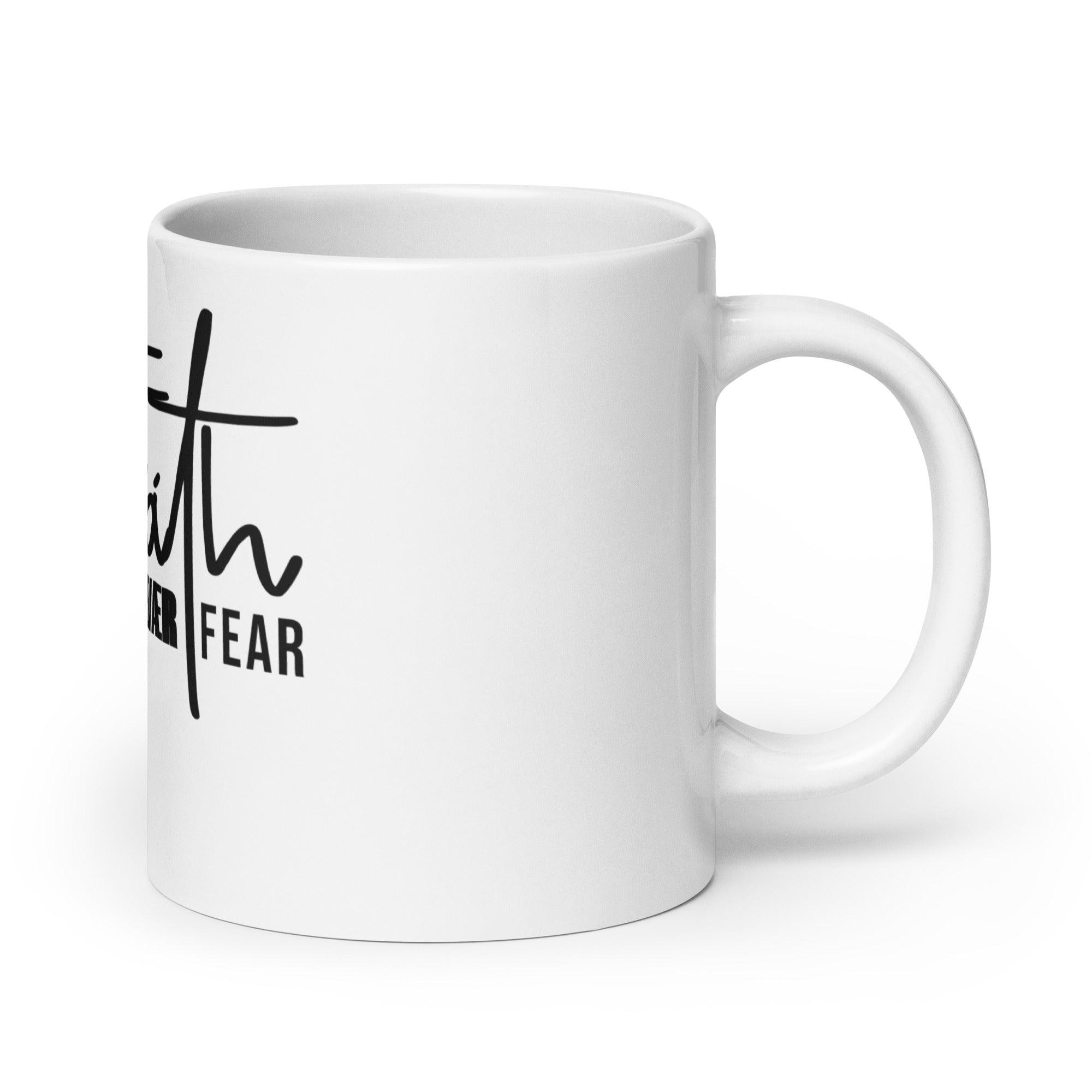 Faith Over Fear Glossy Mug - Briadanna