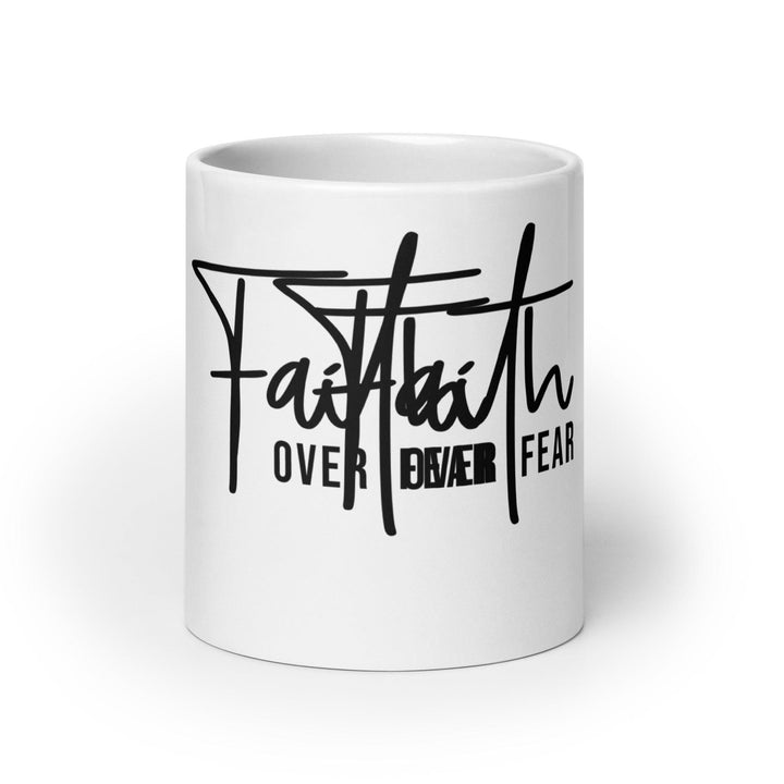 Faith Over Fear Glossy Mug - Briadanna