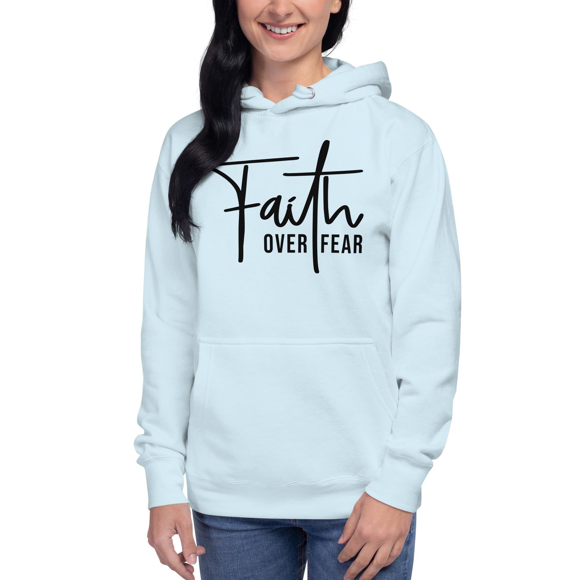 Faith Over Fear Unisex Hoodie - Briadanna