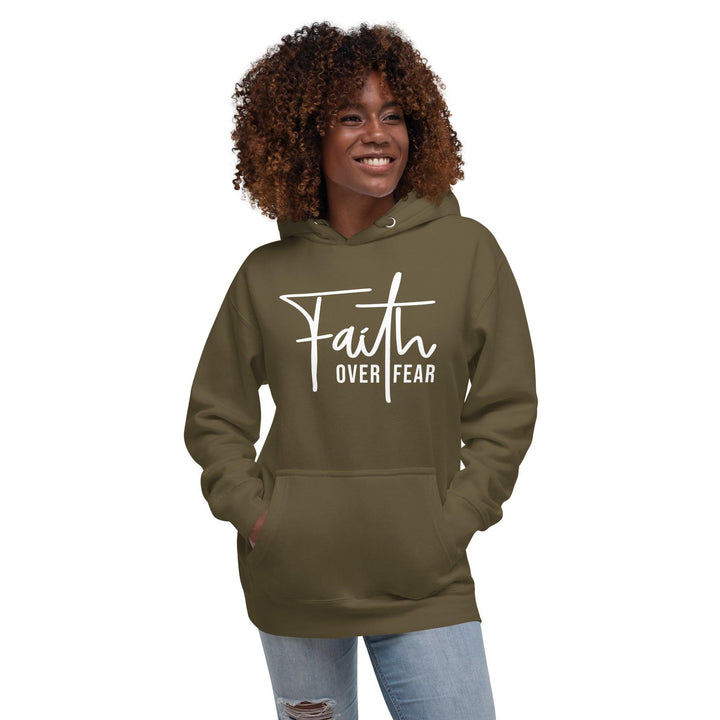 Faith Over Fear Unisex Hoodie - Briadanna