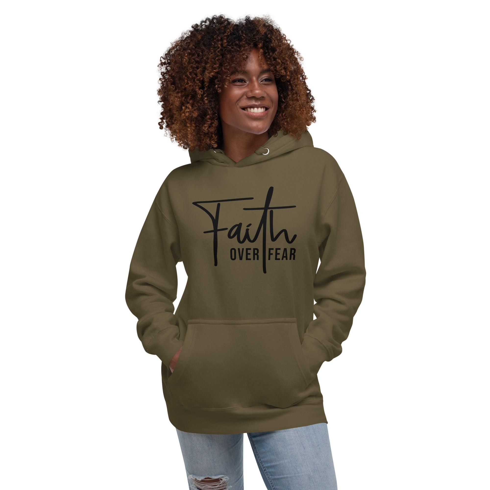 Faith Over Fear Unisex Hoodie - Briadanna