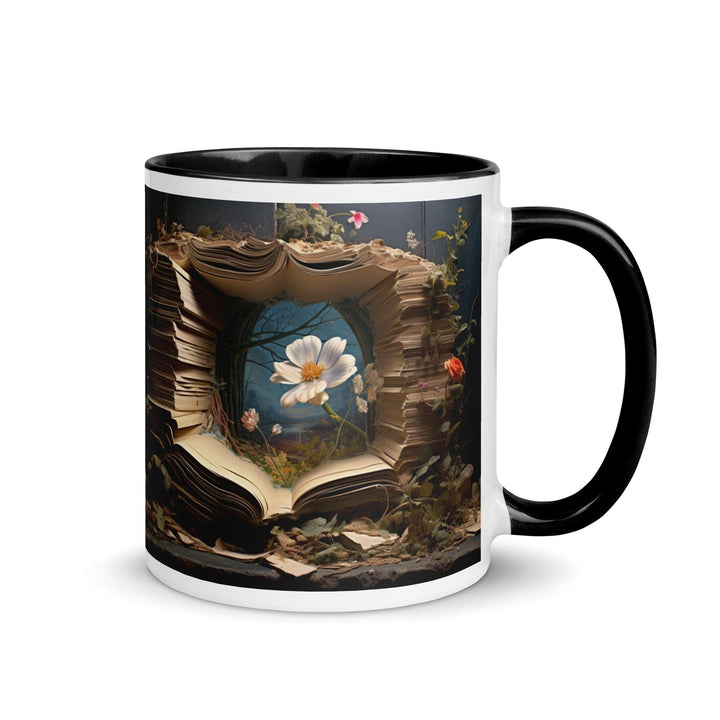 Flowery Books Sheets Mug - Briadanna