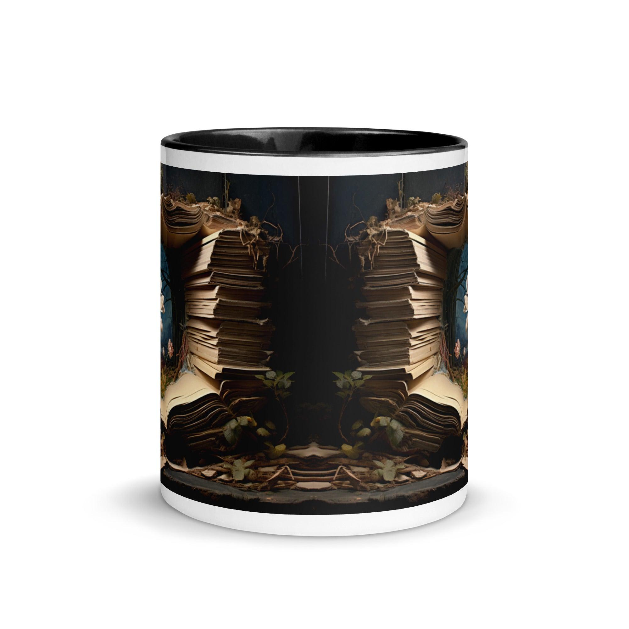 Flowery Books Sheets Mug - Briadanna