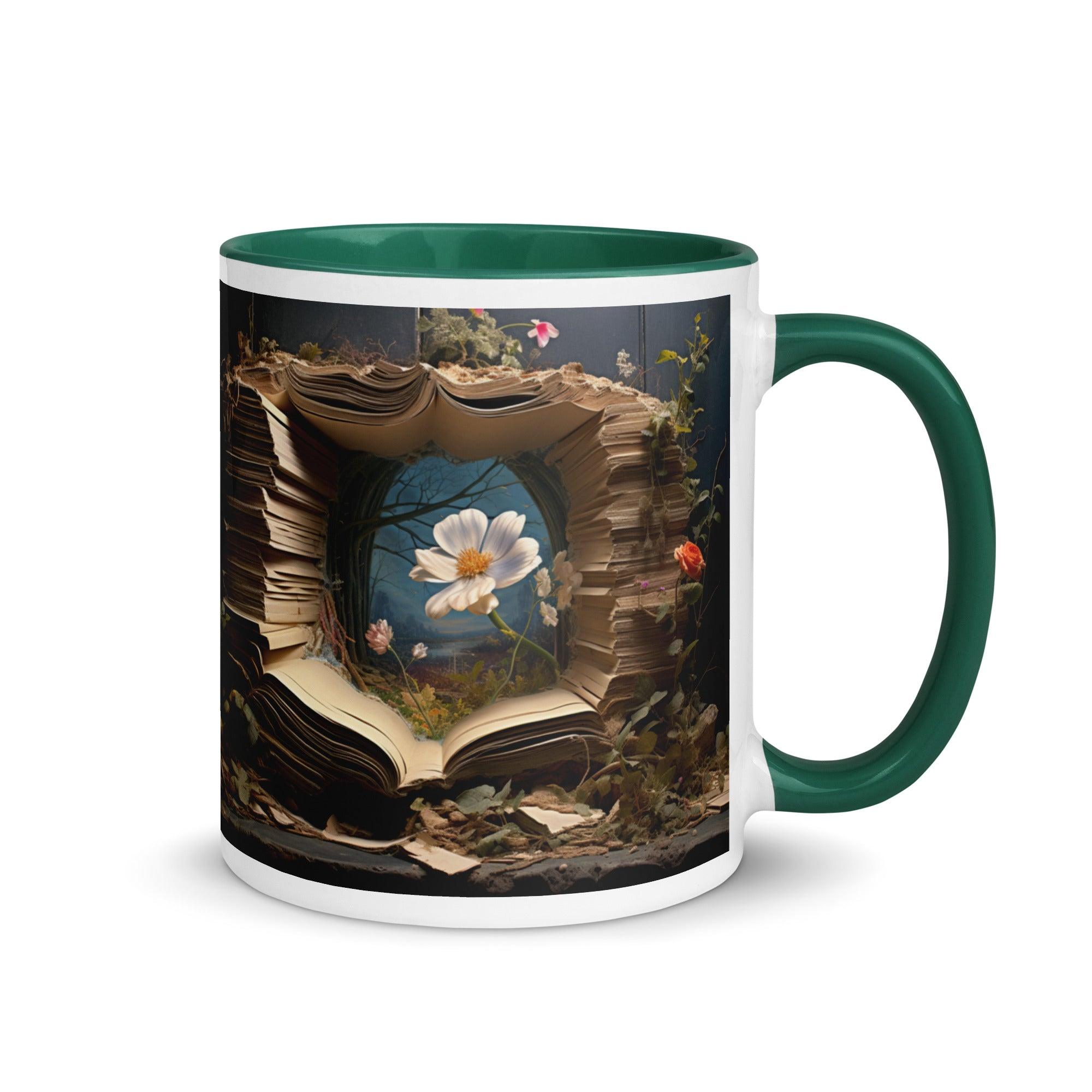 Flowery Books Sheets Mug - Briadanna