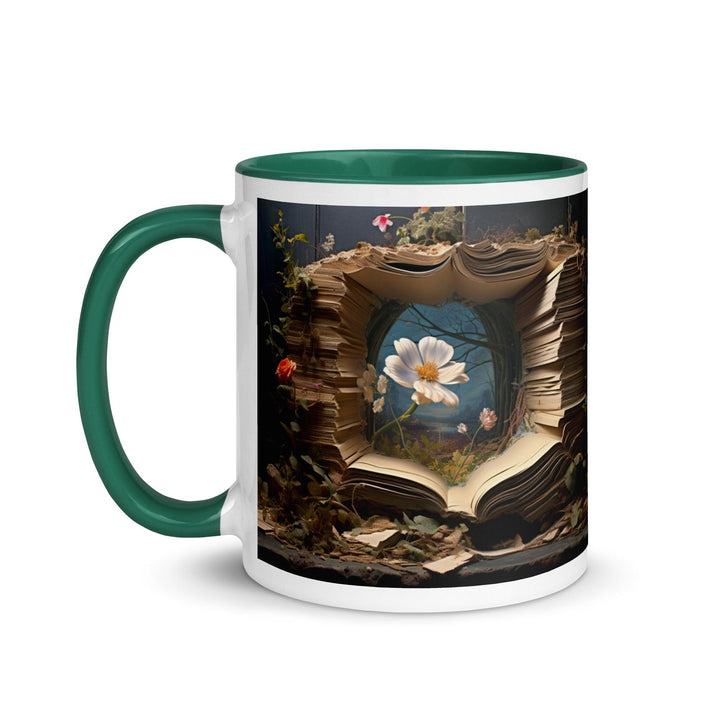 Flowery Books Sheets Mug - Briadanna