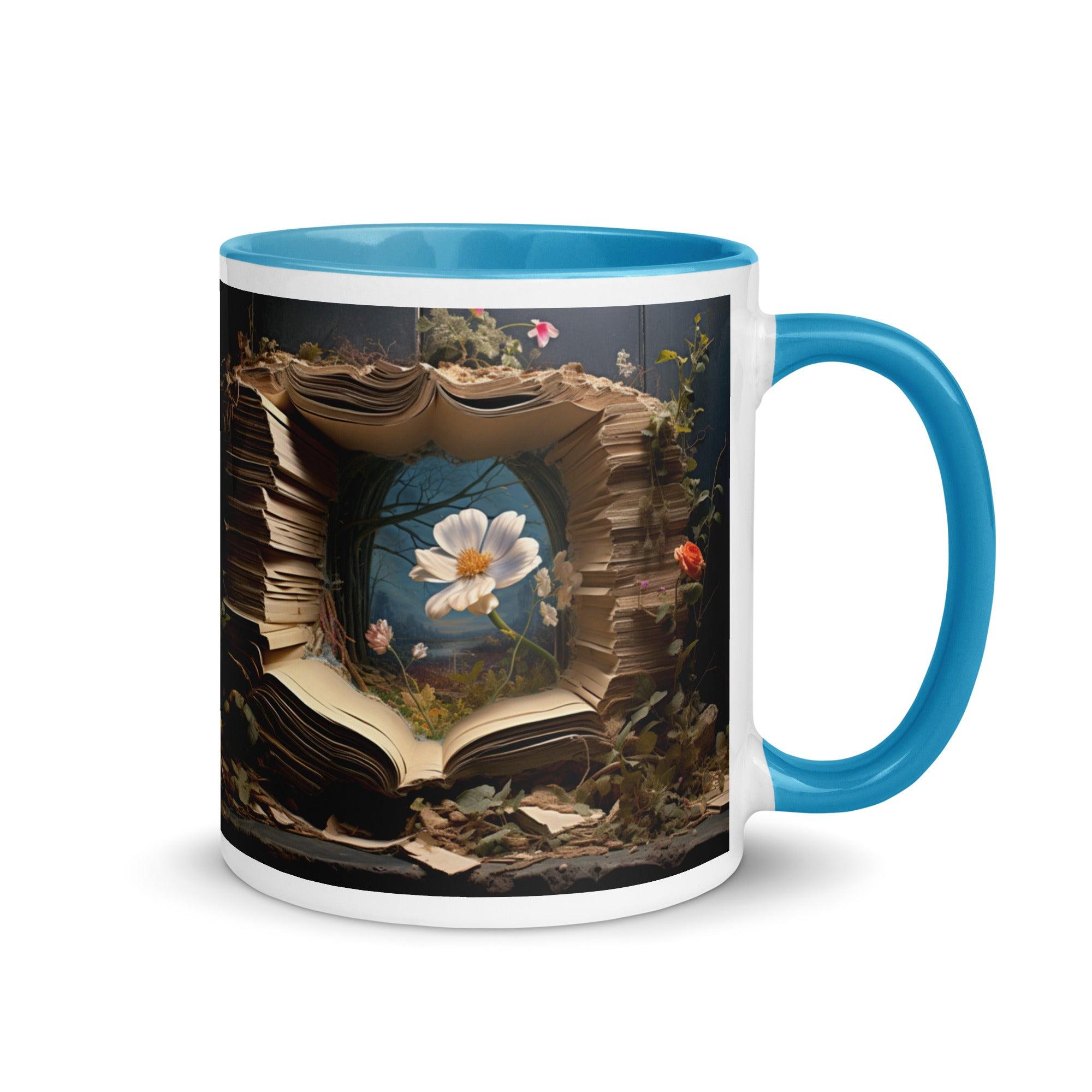 Flowery Books Sheets Mug - Briadanna