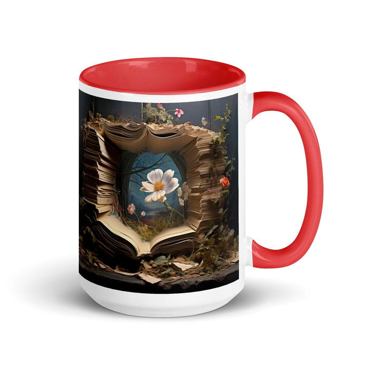 Flowery Books Sheets Mug - Briadanna