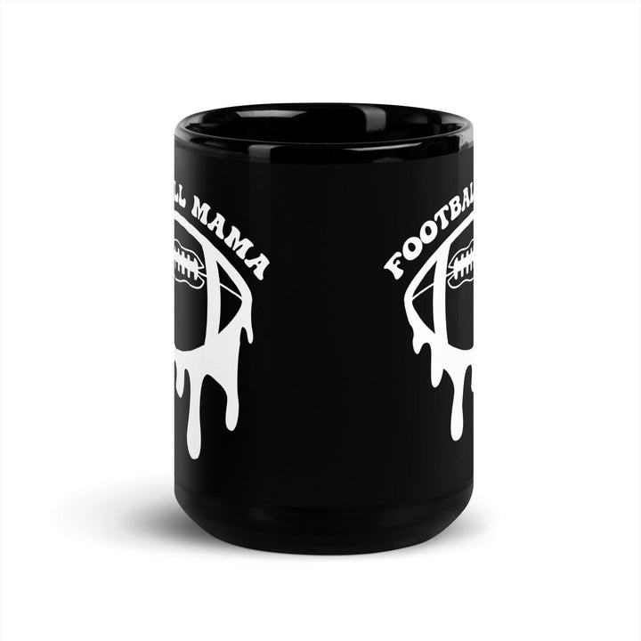 Football Mama Black Mug - Briadanna