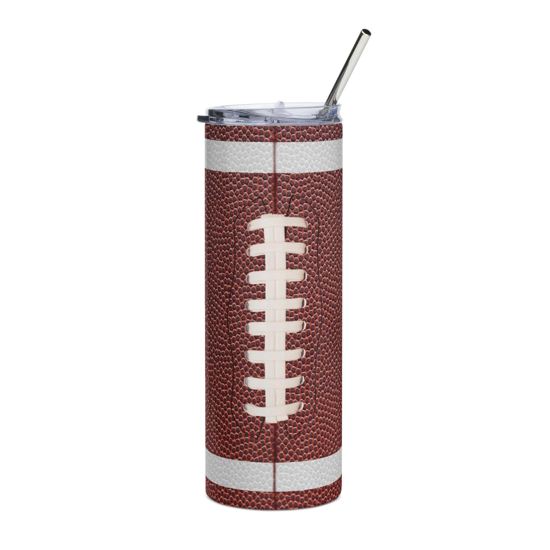 Football Stainless Steel Tumbler - Briadanna