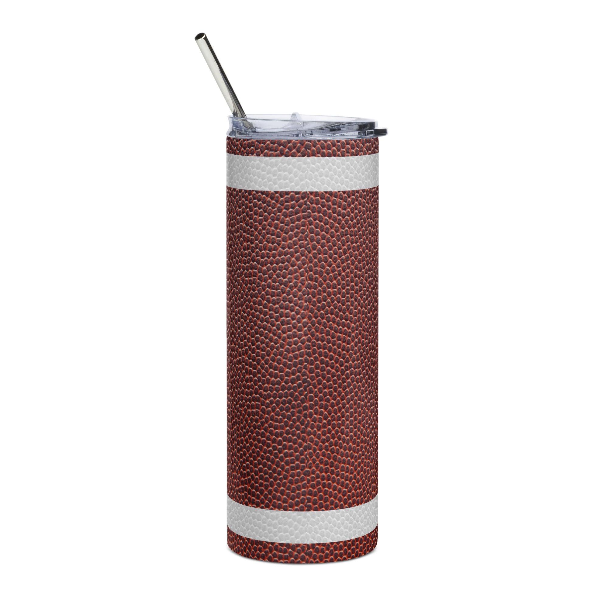 Football Stainless Steel Tumbler - Briadanna