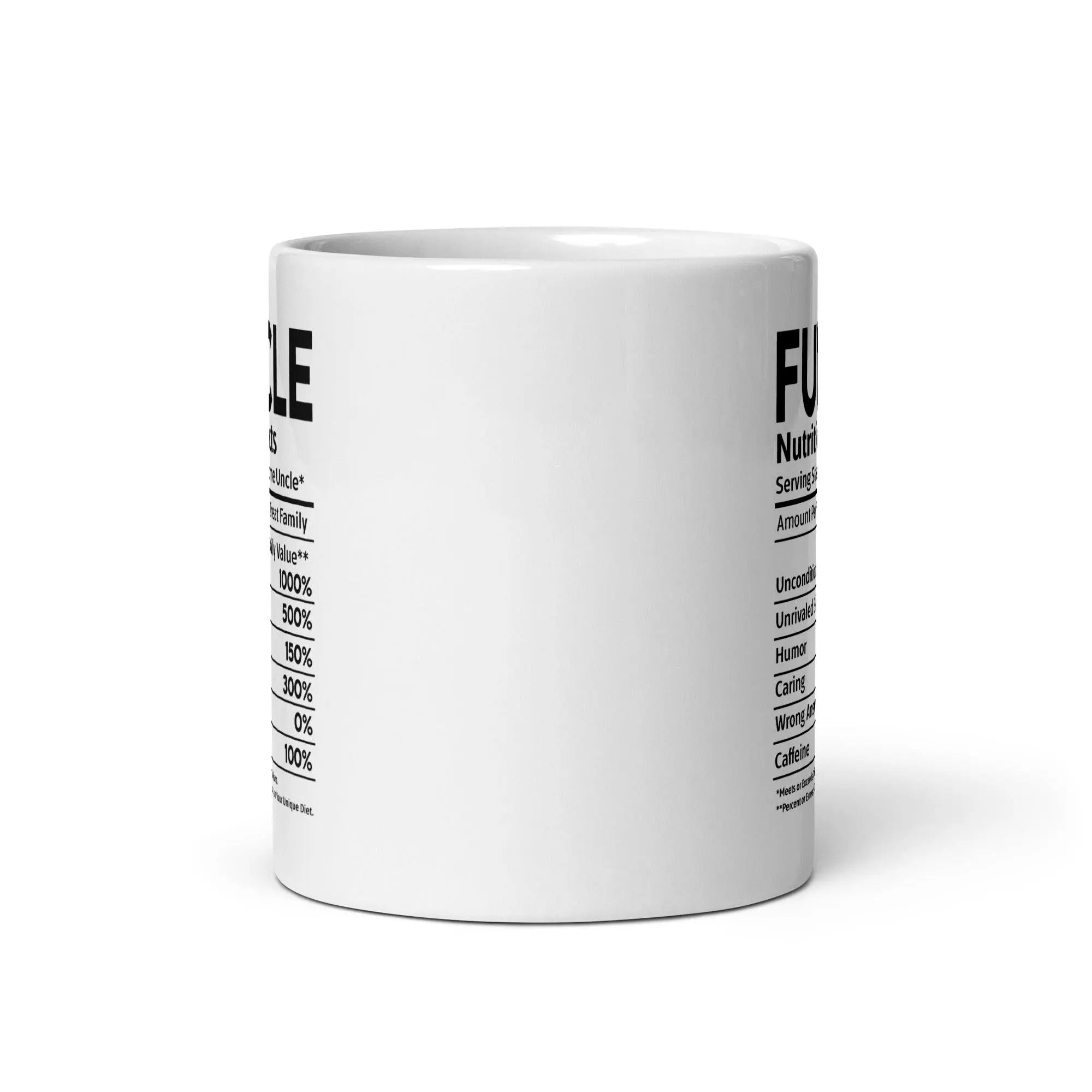 Funcle's White Glossy Mug - Briadanna