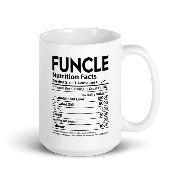 Funcle's White Glossy Mug - Briadanna