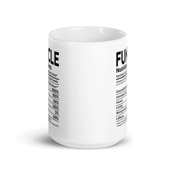 Funcle's White Glossy Mug - Briadanna