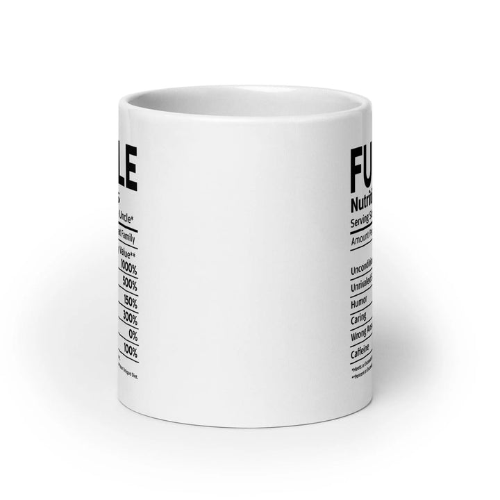 Funcle's White Glossy Mug - Briadanna