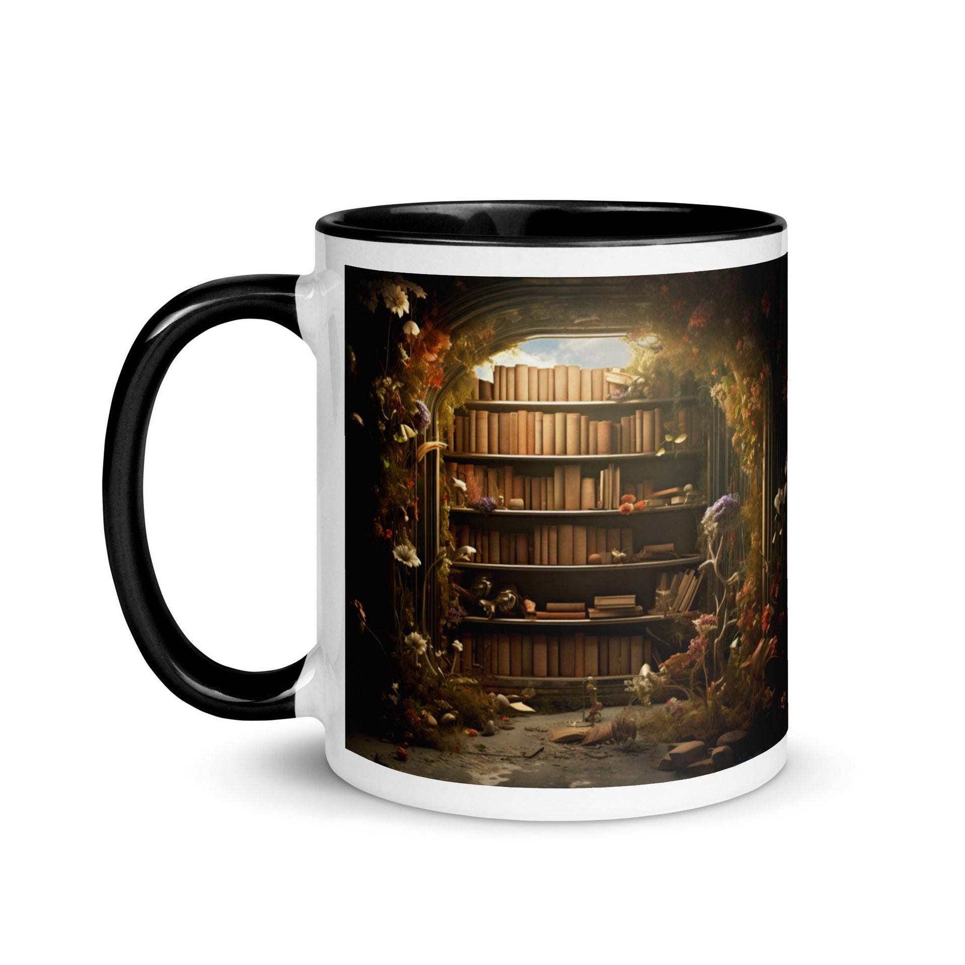 Garden Book Shelves Mug - Briadanna