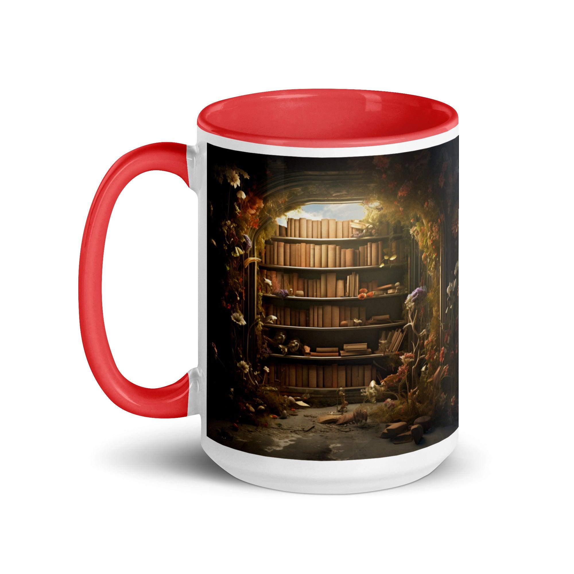 Garden Book Shelves Mug - Briadanna