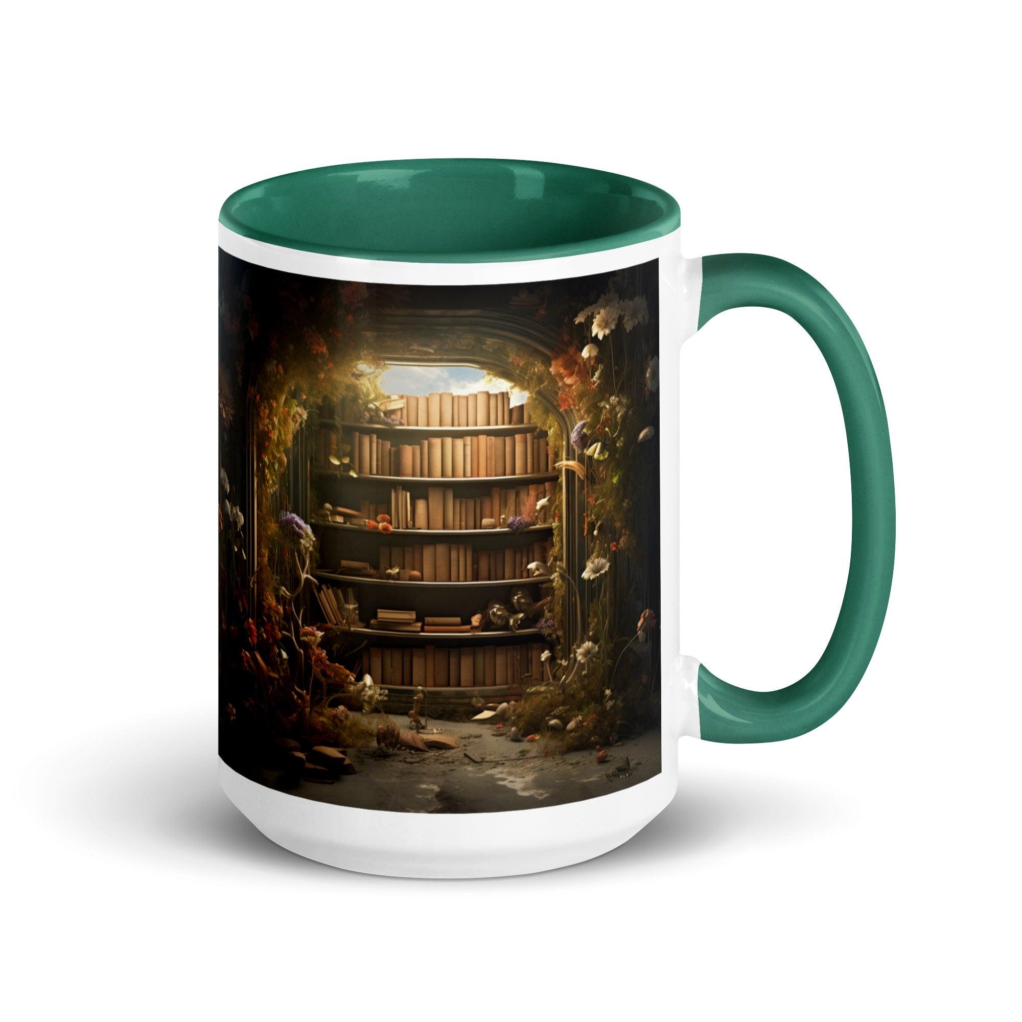 Garden Book Shelves Mug - Briadanna