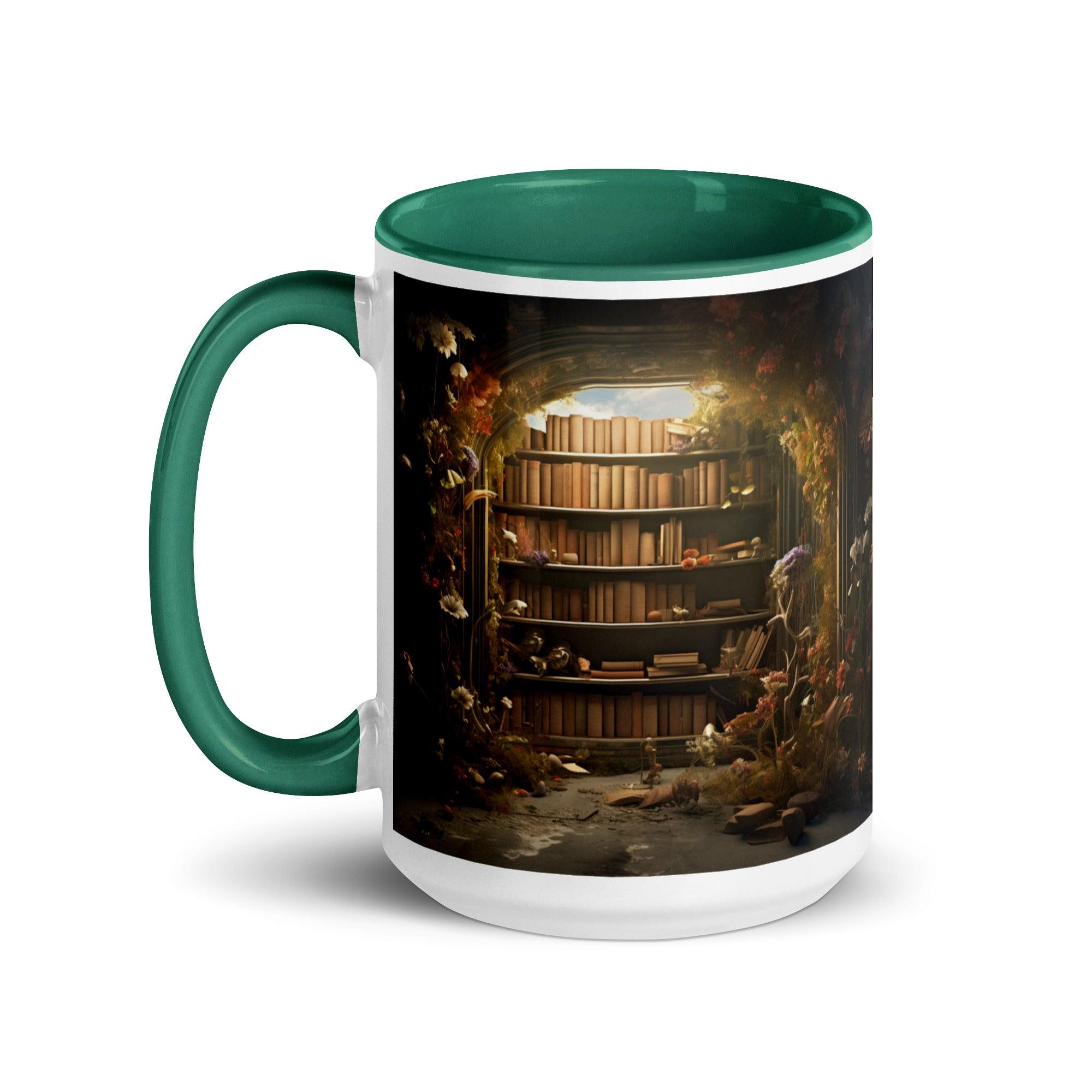 Garden Book Shelves Mug - Briadanna